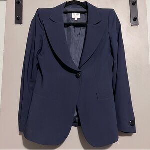 Armani Collezioni Navy Blue Women's Blazer- FLAWED